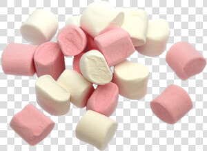 Pink And White Marshmallows   Mini Marshmallow White Background  HD Png Download