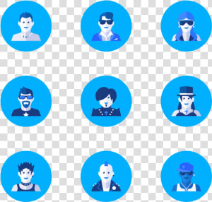 Urban Tribes   Icon For People Blue  HD Png Download