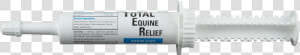 Total Equine Relief Oral Syringe   Syringe  HD Png Download