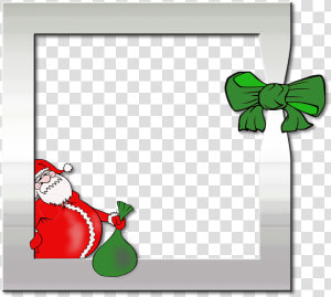 Photo Frame  Photo  Album  Santa Claus  Silver   Ramka Mikołaj  HD Png Download