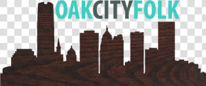 Oak City Folk   Oklahoma City Skyline Silhouette  HD Png Download