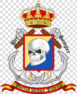 Clipart Transparent Library File Coat Of Arms The Spanish   Spanish Marine Infantry  HD Png Download