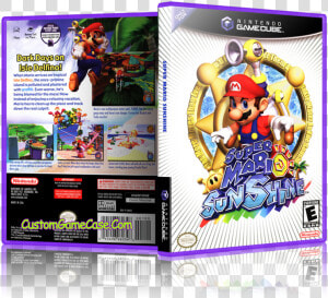 Super Mario Sunshine Front   Super Mario Sunshine Cover Art  HD Png Download