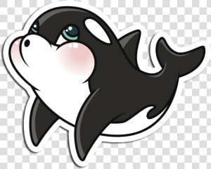 Killer Whale Clipart Arctic Animal   Cartoon Cute Orca Whale  HD Png Download