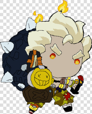 Overwatch Junkrat Chibi Drawing   Chibi Junkrat Overwatch Transparent  HD Png Download