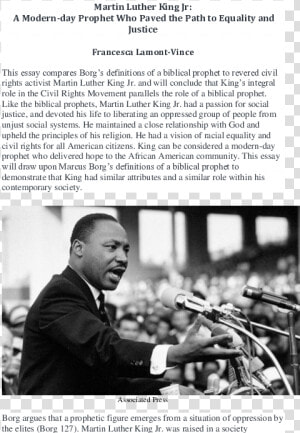 Martin Luther King Jr Preaching  HD Png Download