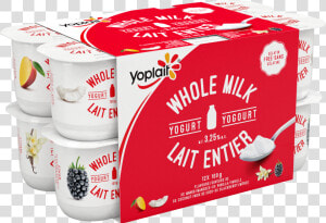 Yoplait Whole Milk   Yoplait Whole Milk Yogurt Nutrition Facts  HD Png Download