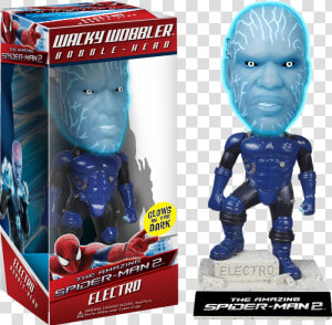 Amazing Spider Man Electro Bobble Head  HD Png Download