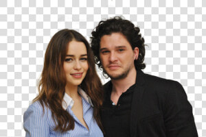 Daenerys Targaryen Jon Snow Emilia Clarke  HD Png Download