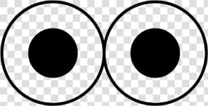 Googly Eyes Drawing Clip Art   Black And White Googly Eyes  HD Png Download