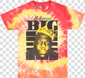 Notorious Big Tie Dye T shirt Red Men Biggie Smalls   Active Shirt  HD Png Download