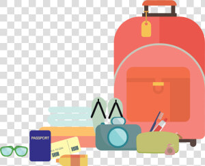 Traveling Clipart Travel Item   Couple Travelling Clip Art  HD Png Download