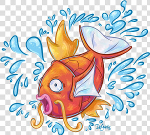 Magikarp Used Splash By Superedco   Cartoon  HD Png Download