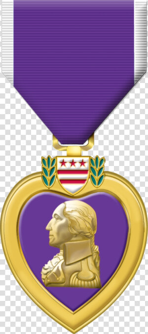 Gold medal   Purple Heart Medal Clipart  HD Png Download