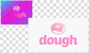 Pink Gradient Design For A Company Called Dough   Circle  HD Png Download