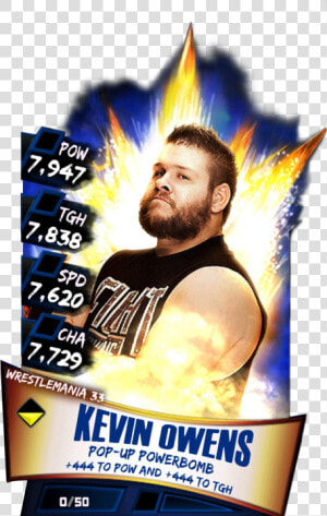 Kevinowens S3 14 Wrestlemania33   Wrestlemania 33 Wwe Supercard  HD Png Download