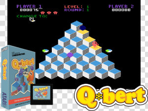 Q bert   Game  HD Png Download