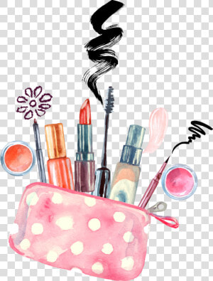 Artist Makeup Watercolor Vector Cosmetics Make up Painting   Makeup Png  Transparent Png