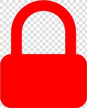 File Lock R Svg   Clipart Red Padlock  HD Png Download