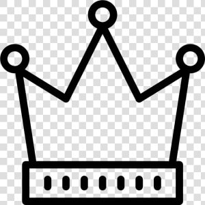 The Icon For Fairytale Looks Like A Crown That A King   Clipart White And Black Crown Png  Transparent Png