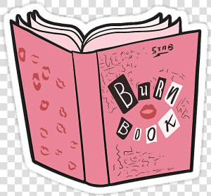  book  libro  books  libros  sweet  love  kiss  burnbook   Stickers Mean Girls Png  Transparent Png