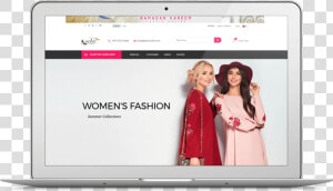 Women Fashion Ecommerce Website Development   E Commerce Fashion Web  HD Png Download