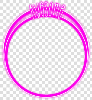  freetoedit  neon  round  circle  pink  awesome  glow   Circle  HD Png Download