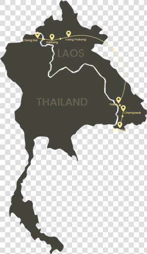 Exotic   Thailand In Asean Map  HD Png Download