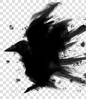 Tattoo Artist Common Raven Black And Gray Tattoo Ink  HD Png Download