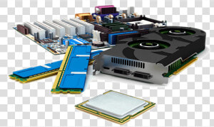 Image Of Computer Parts   Computer Motherboard Png  Transparent Png