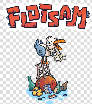 Seagull Flotsam Withlogo   Flotsam Game Png  Transparent Png