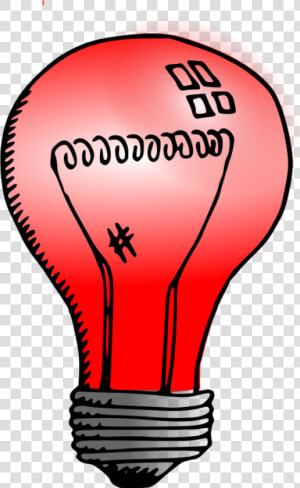 Light Bulb Cartoon   Incandescent Light Bulb Clipart  HD Png Download