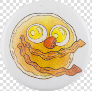 Breakfast Smiley Face Smileys Button Museum   Macaroon  HD Png Download