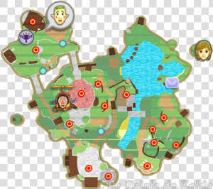 Map Of Skyloft   Legend Of Zelda Skyward Sword Skyloft Map  HD Png Download