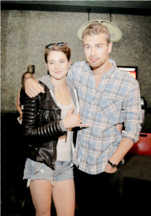 My Edit Event Shailene Woodley Theo James All It Takes   Shailene Woodley And Theo James Fun  HD Png Download