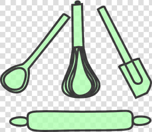 Kitchen Utensils Clipart At Getdrawings   Free Baking Utensils Clipart  HD Png Download