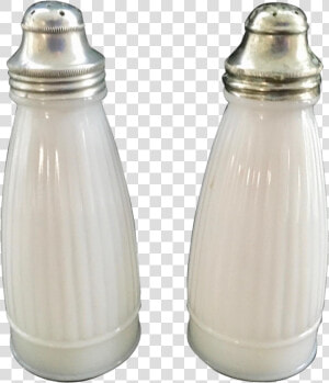 These Beautifully Translucent Vintage White Milk Glass   Milk Glass Large Salt And Pepper Shakers  HD Png Download