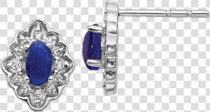 Sapphire Diamond Earings   Diamond  HD Png Download