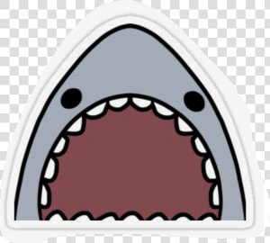  shark  cute  ocean  freetoedit   Shark Stickers  HD Png Download