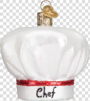 Chef S Hat Old World Glass Ornament   Chef Hat Christmas Ornament  HD Png Download