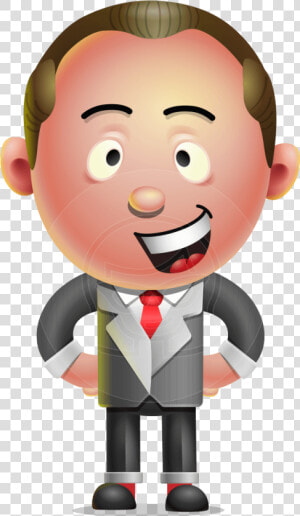 Modern Boss Cartoon 3d Vector Character Aka Xavier  HD Png Download