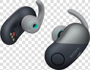 Sony Wf sp700n Bluetooth Nc Truly Wireless Earphone   Wireless Noise Cancelling Headphones For Sports  HD Png Download