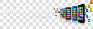 Mobile Application Banner Png  Transparent Png