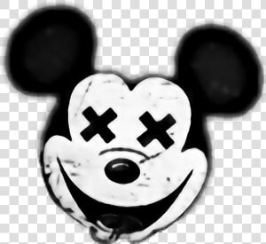  mickey Mouse  tier  maus  creepy  blackandwhite   Mickey Mouse Creepy Png  Transparent Png