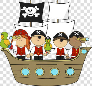 Pirates On Pirates On Pirate   Pirate Ship And Pirates  HD Png Download