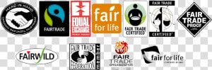   Images supply Chain Certificates Collage   All Fair Trade Labels  HD Png Download