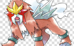 Transparent Entei Png   Entei Sugimori  Png Download