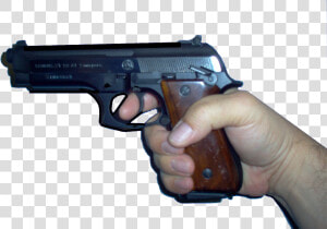 Firearm Revolver Weapon Beretta M9 Pistol   Hand With Gun Transparent  HD Png Download