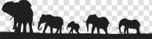 Elephants Silhouette Png Clip Art Image   Elephants Silhouette Clipart  Transparent Png