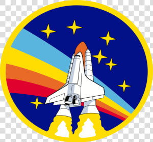 Nasa Logo Png   Space Shuttle Rainbow Patch  Transparent Png